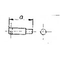 Axle For Side Caster Ball Bearing Type Axle For Side Caster Ball Bearing Type
